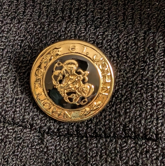 St. John Vintage black Cardigan Large - Picture 5 of 9